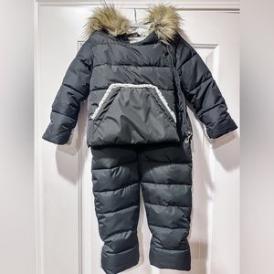 Deux Par Deux One Piece Baby Snowsuit